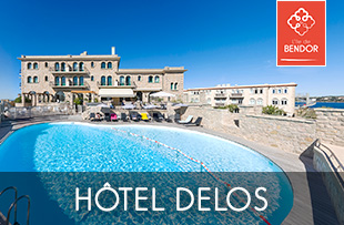 Hotel Delos 4 étoiles sur Ile de Bendor à Bandol