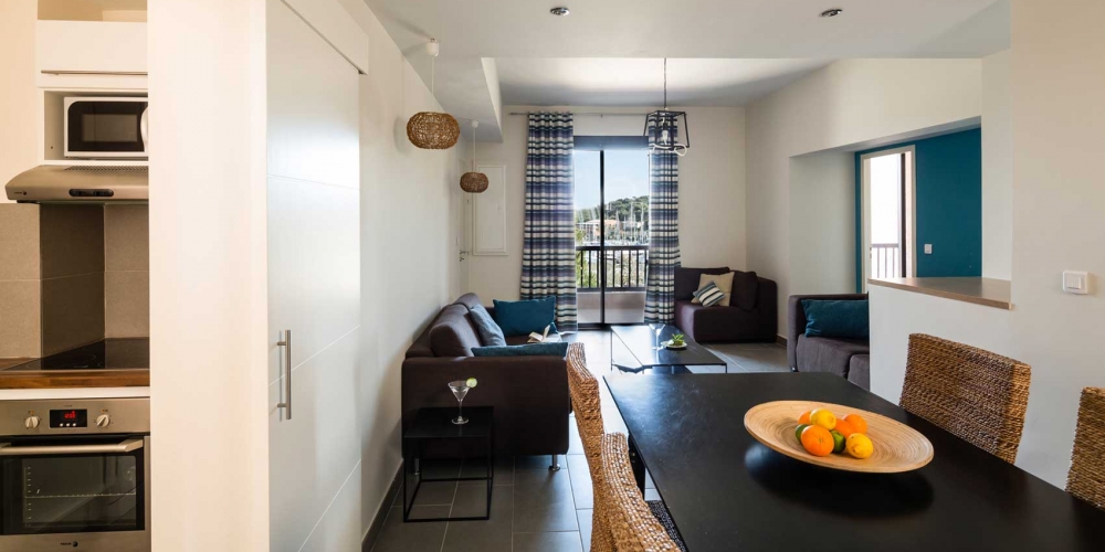 Appartement en location saisonnière sur l'île des Embiez pour 8 personnes dans le Var