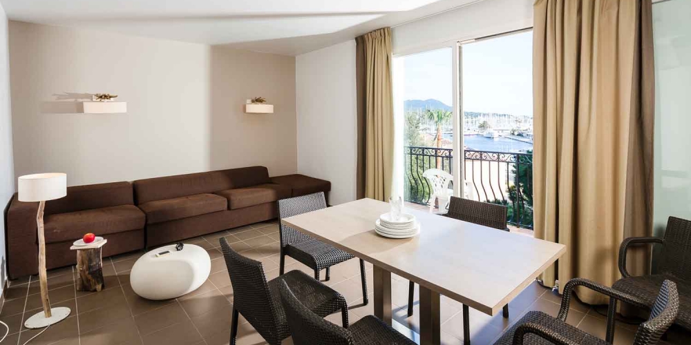 Appartement en location saisonnière sur l'île des Embiez au large de la Méditerranée