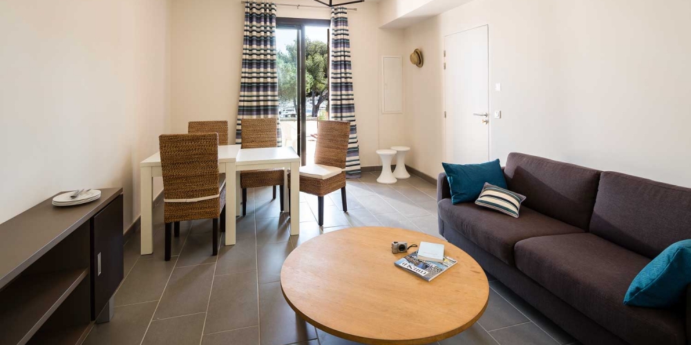 Appartement en location saisonnière sur l'île des Embiez, à proximité de Sanary