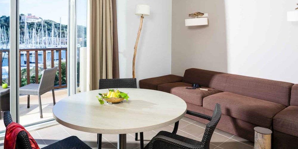 Appartement en location saisonnière sur l'île des Embiez dans le sud de la France