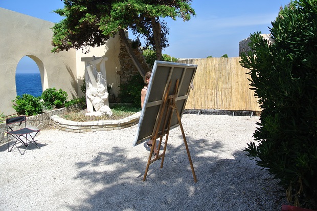 Peinture Ile de Bendor Symposium