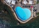 Vue aérienne de l'hôtel Delos sur l'île de Bendor