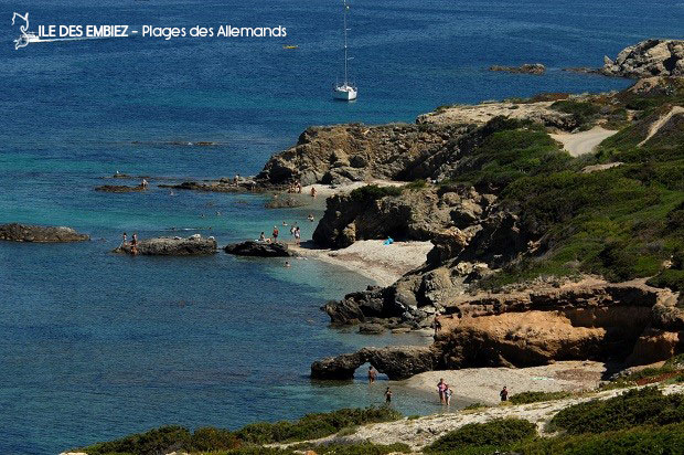 plages et criques de l'île des embiez