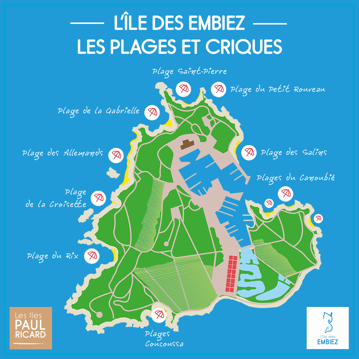 ile des embiez carte