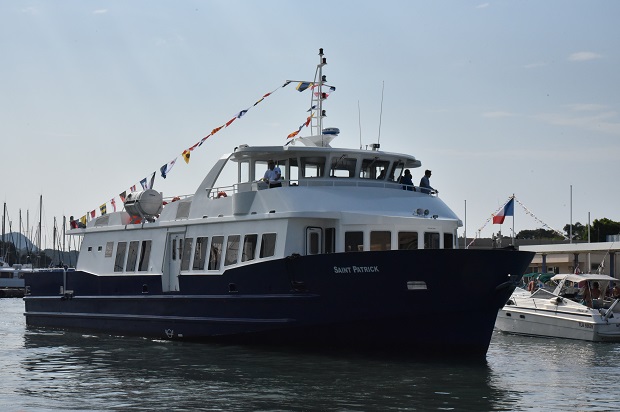 inauguration officielle du Saint-Patrick sur l'île des Embiez