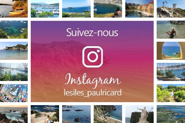 été sur Les Iles Paul Ricard avec le compte instagram