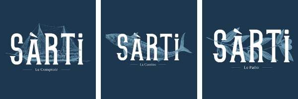 Les 3 univers du Sarti nouveau restaurant sur les embiez