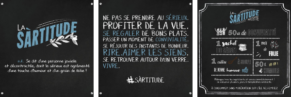 Avoir la SARTITUDE un etat d'esprit au sarti nouveau restaurant embiez