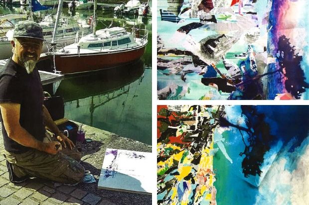 Stephane LE-MOUEL, peintre candidate au Symposum de peinture Paul Ricard