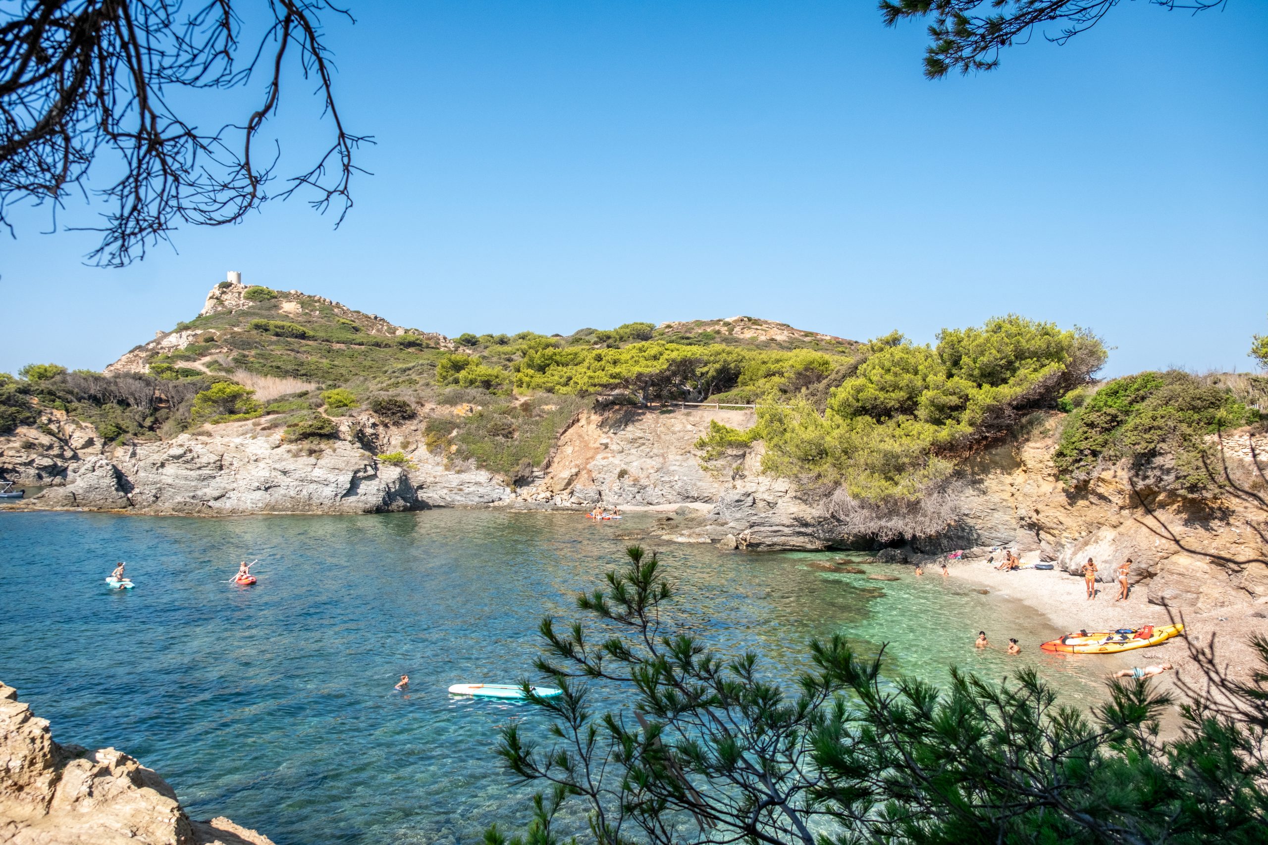 Activités nautiques sur l'île des Embiez